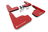 Rally Armor 2022-24 Subaru WRX Red UR Mud Flap White Logo (Special Order)