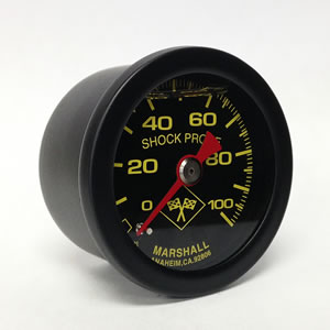 Marshall 100psi Liquid Filled Fuel Pressur Gauge