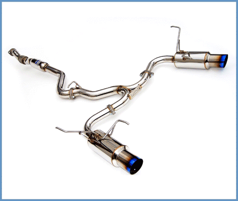 Invidia N1 Titanium Tip Cat-Back Exhaust for Subaru WRX Sedan 2008-2014 / STI Sedan 2011-2014 / FXT 2009-2014