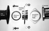 Grimmspeed 3" Downpipe Adapter - Aftermarket DP to OEM Subaru Catback