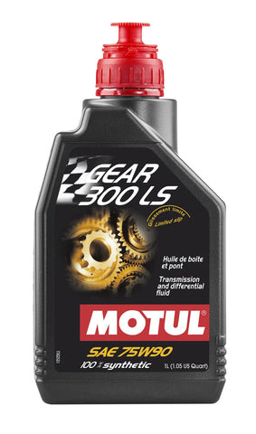 Motul Gear 300 LS Full Synthetic Transmission and Differential Fluid 1L
