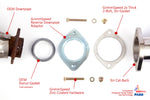 Grimmspeed 3" Downpipe Adapter - OEM Subaru DP to Aftermarket 3" Catback