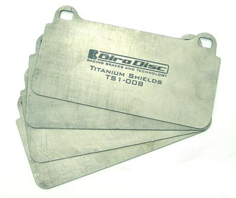Giro Disc Titanium Pad Shields for Brembo 6-piston caliper 18+ STI Front (Special Order)